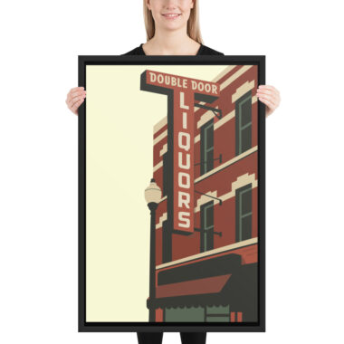 Double Door RIP Framed poster